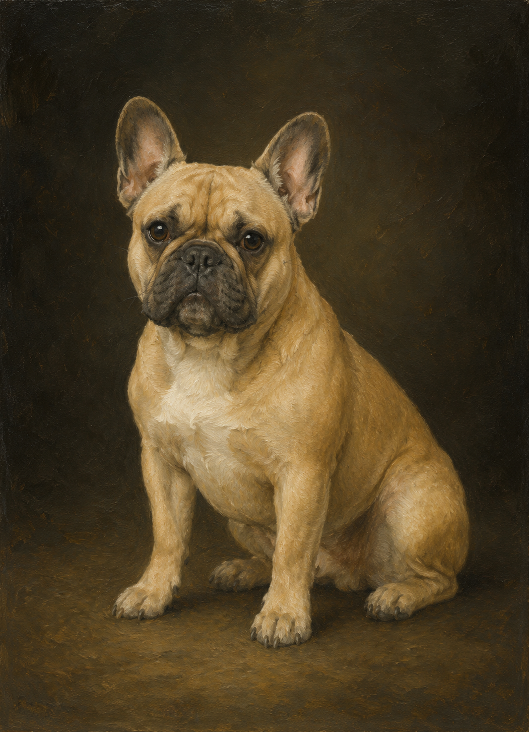 Custom Oil Pet Portrait