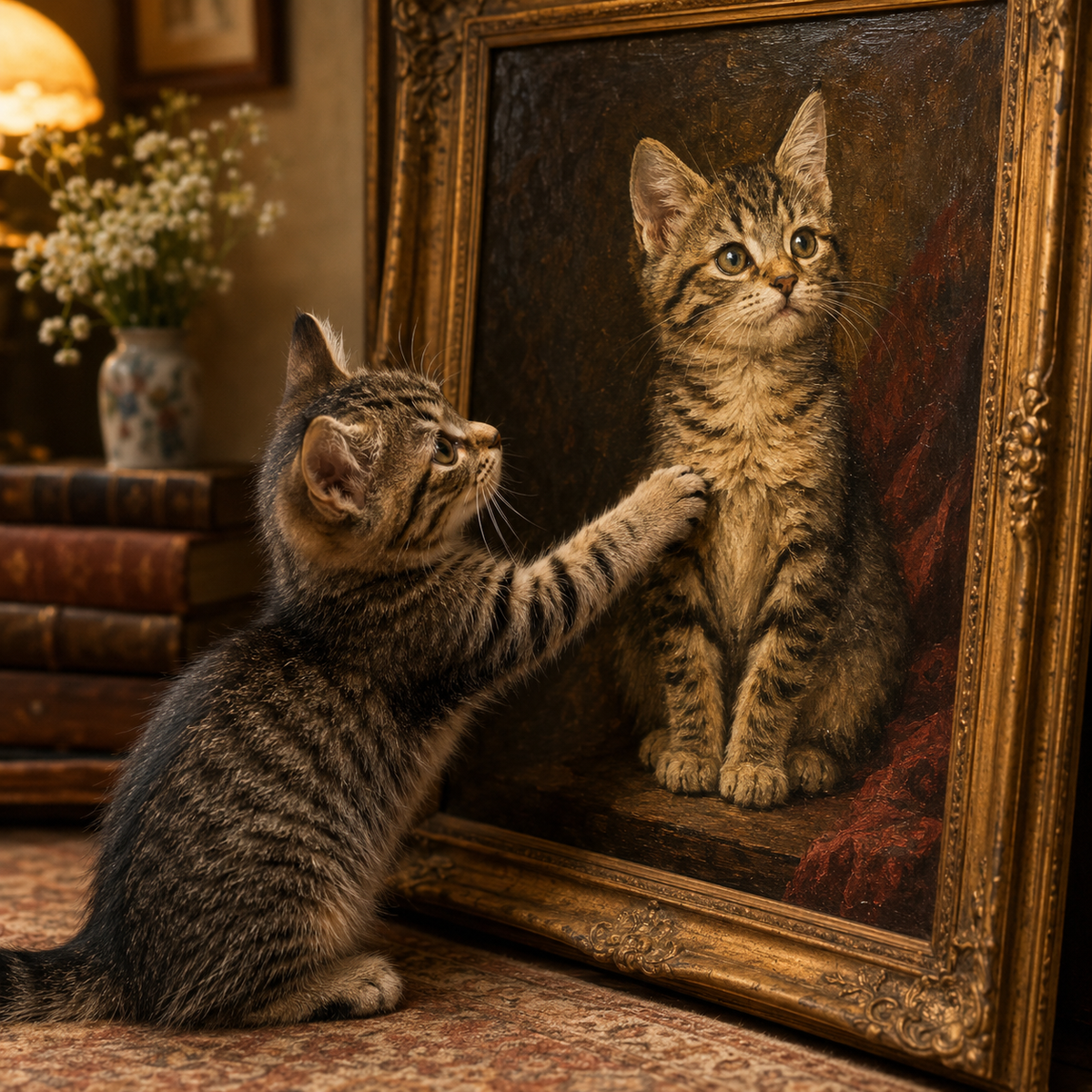 Custom pet portrait preview