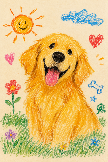 Custom Cartoon Pet Portrait