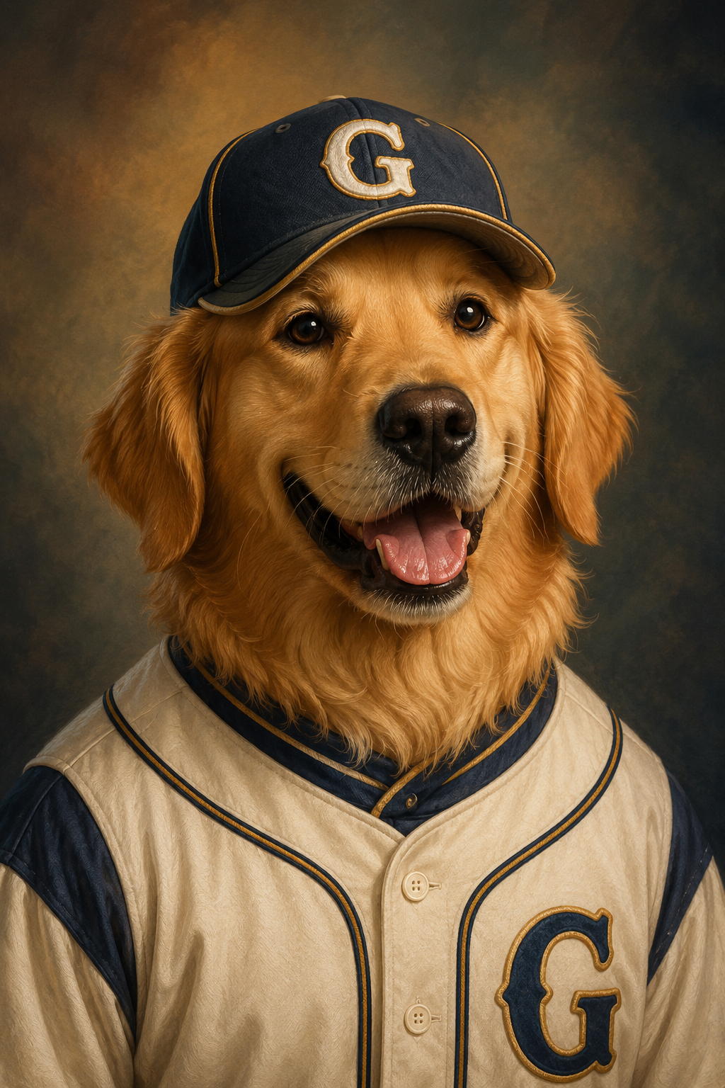 The Slugger Custom Pet Portrait