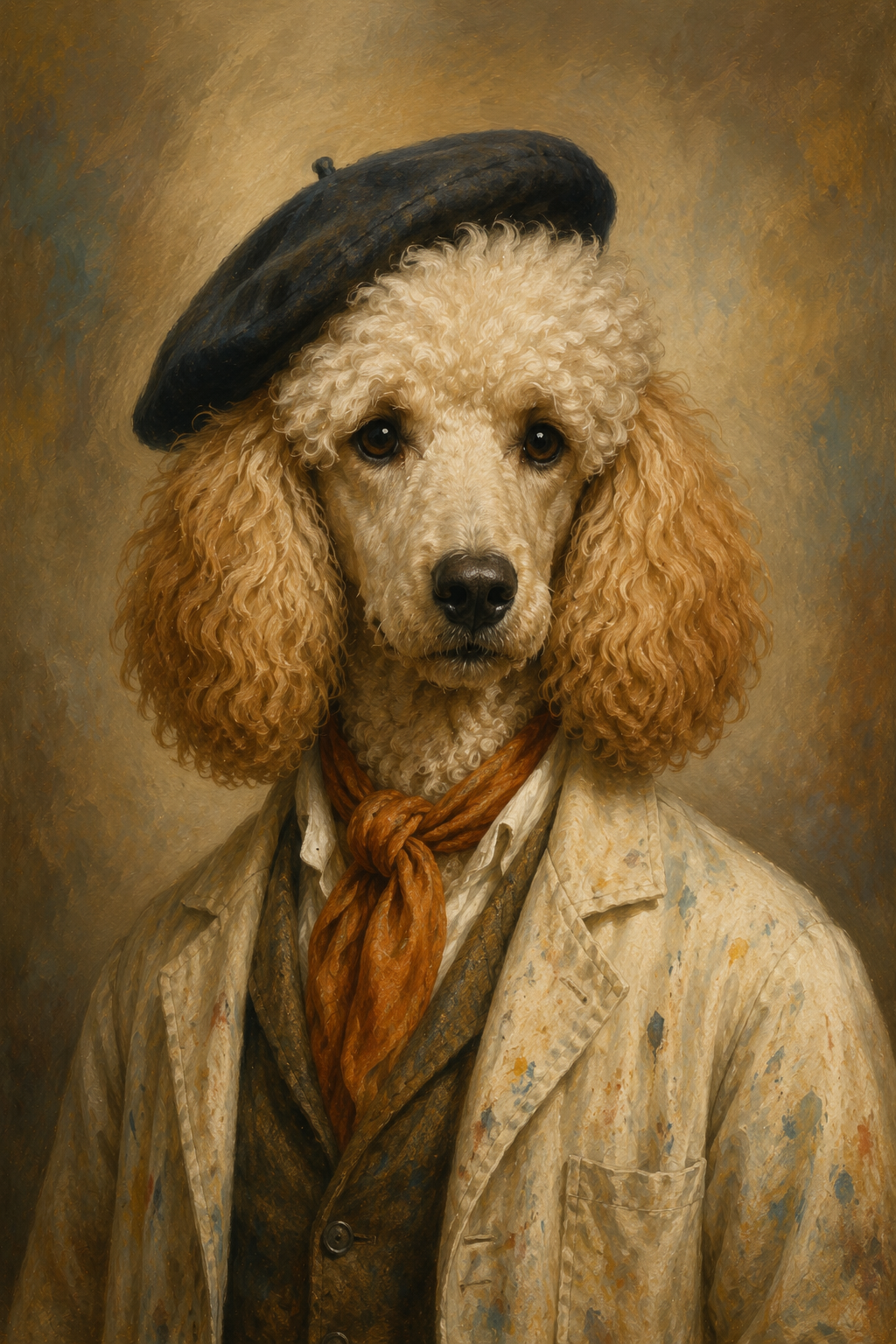 The Artist Custom Pet Portrait