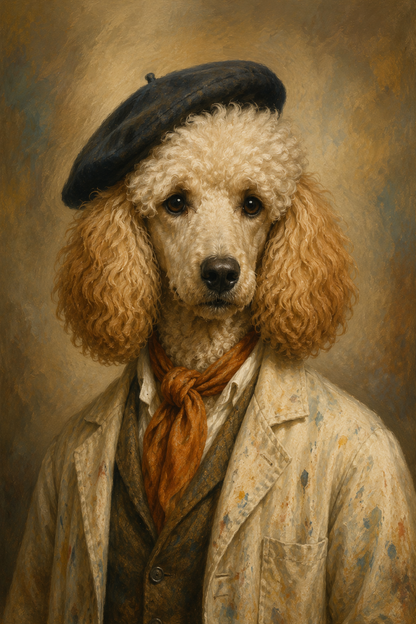 The Artist Custom Pet Portrait