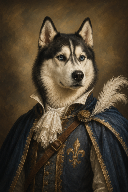 The Musketeer Custom Pet Portrait