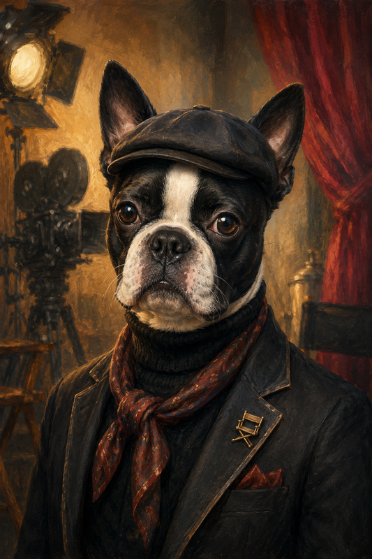 The Film Director Custom Pet Portrait