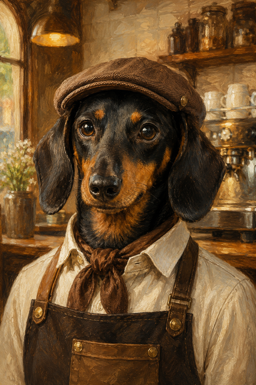 The Barista Custom Pet Portrait