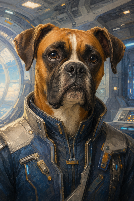 The Space Engineer Custom Pet Portrait