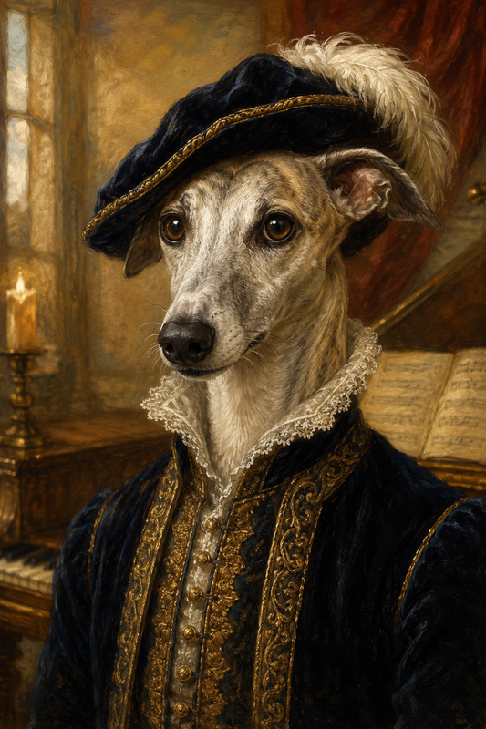 The Composer Custom Pet Portrait