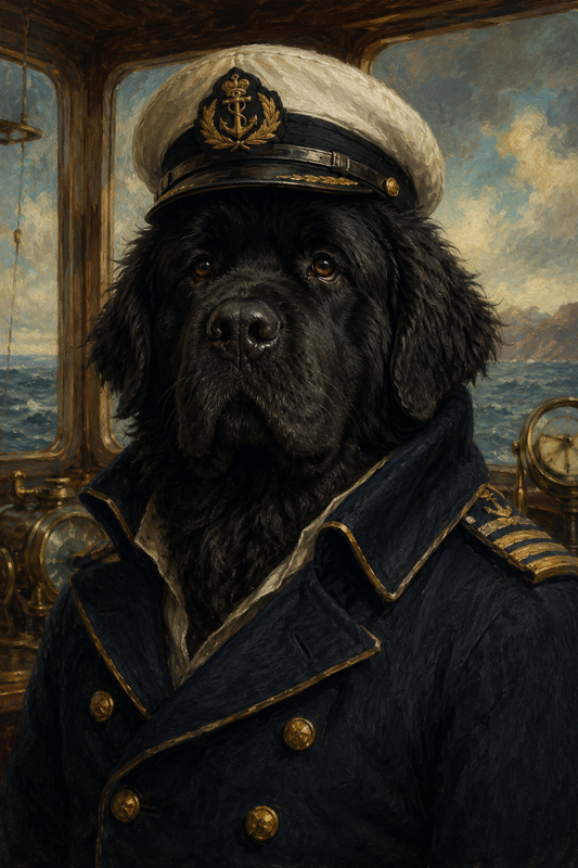 The Pirate Captain Custom Pet Portrait