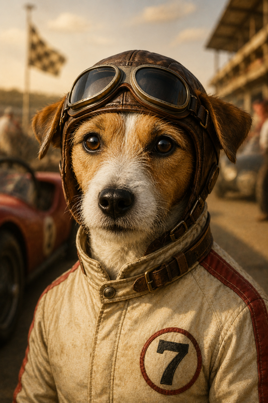 The Race Driver Custom Pet Portrait