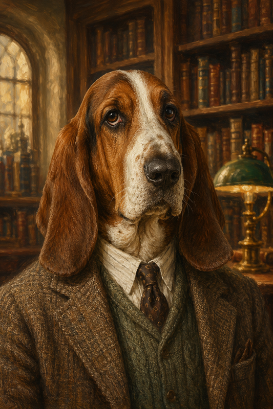 The Professor Custom Pet Portrait