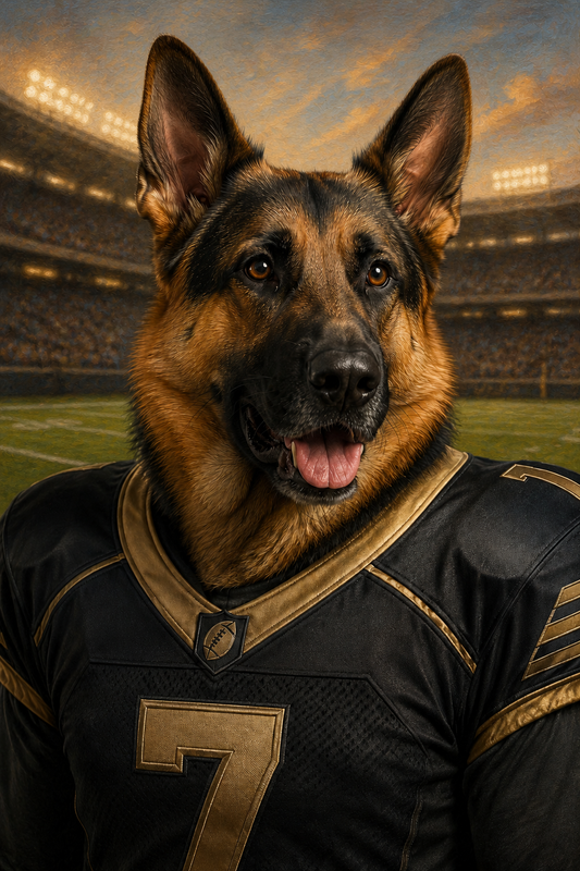 The Champion Custom Pet Portrait
