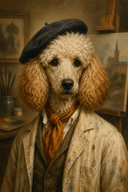 The Artist Custom Pet Portrait