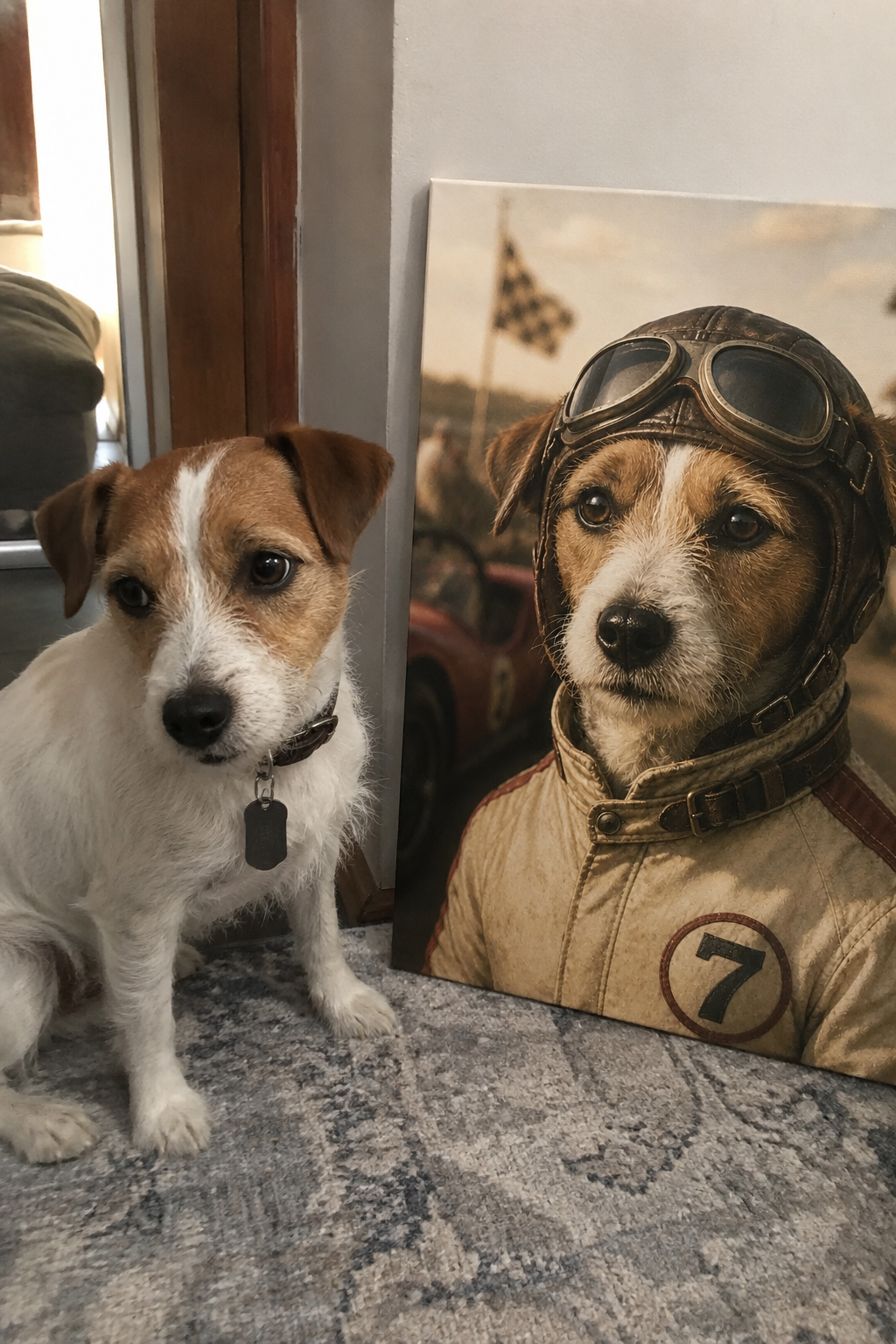 The Astronaut Custom Pet Portrait